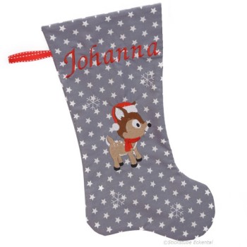 Nikolausstiefel Rentier mit Namen
